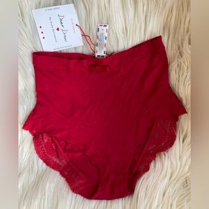 Dear Drew high waist cheeky brief S NWT